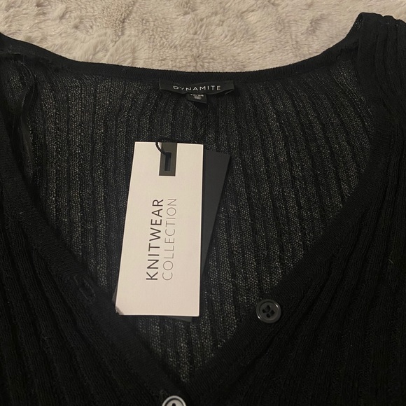 Sheer button up cardigan - Picture 4 of 4